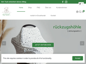 norbärt homepage screenshot