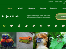 'projectnoah.org' screenshot