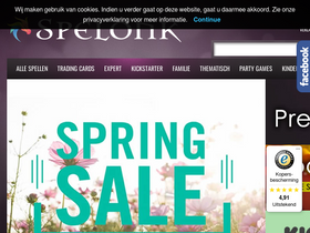 'spelonk.be' screenshot