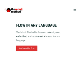 'mimicmethod.com' screenshot