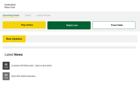 'hydraces.com' screenshot