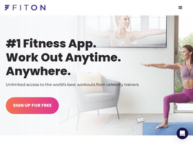'fitonapp.com' screenshot