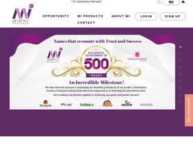 'milifestylemarketing.com' screenshot