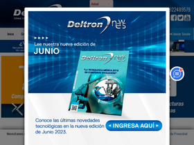 'deltron.com.pe' screenshot