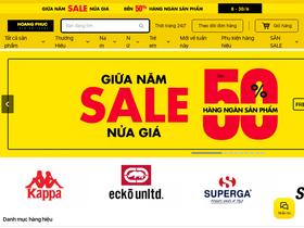 'hoang-phuc.com' screenshot