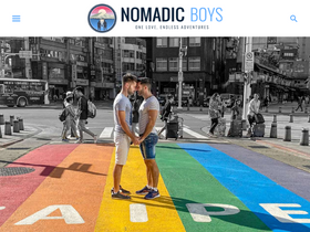 'nomadicboys.com' screenshot