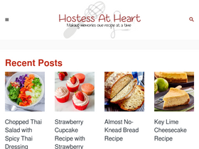'hostessatheart.com' screenshot