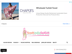 'southindiafashion.com' screenshot