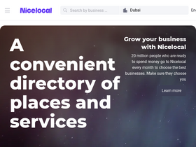 'nicelocal.ae' screenshot