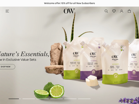 Theowstore homepage screenshot