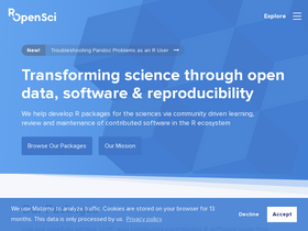 'ropensci.org' screenshot
