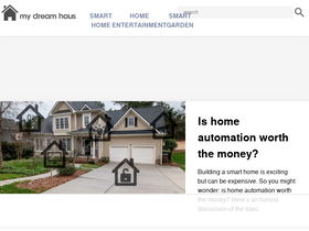 'mydreamhaus.co.uk' screenshot