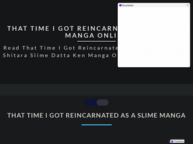 'reincarnatedasaslime.com' screenshot