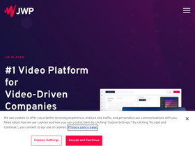 'jwplayer.com' screenshot