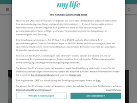 'mylife.de' screenshot
