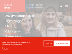 'aarhustech.dk' screenshot