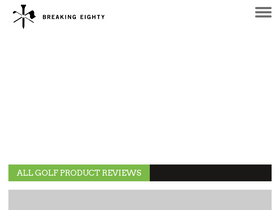 'breakingeighty.com' screenshot