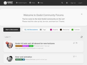 'godotforums.org' screenshot