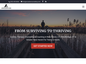 'arcadiancounseling.com' screenshot