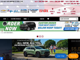 'machaikchevy.com' screenshot