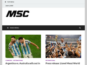 'mscfootball.com' screenshot