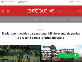'enfoquems.com.br' screenshot