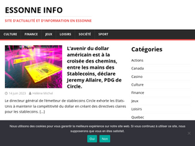 'essonneinfo.fr' screenshot