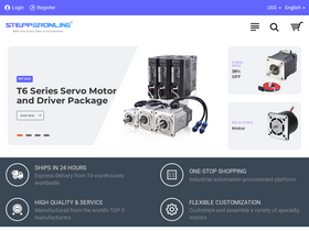 'omc-stepperonline.com' screenshot