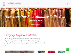 thepinkalmirah.com homepage screenshot