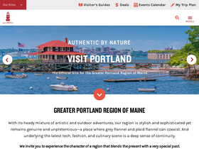 'visitportland.com' screenshot