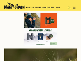 'natursidan.se' screenshot