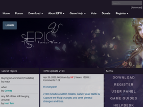 'epicpw.com' screenshot
