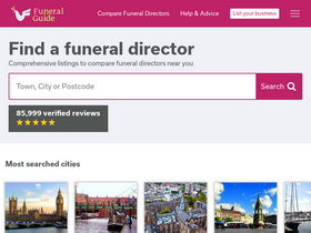 'funeralguide.co.uk' screenshot