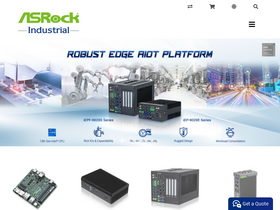 'asrockind.com' screenshot