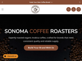 Sonoma Roasters website screenshot
