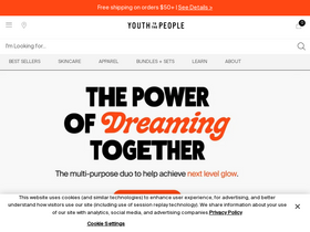 'youthtothepeople.com' screenshot