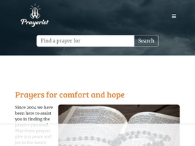 'prayerist.com' screenshot