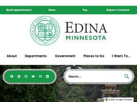 'edinamn.gov' screenshot