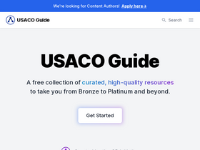 'usaco.guide' screenshot