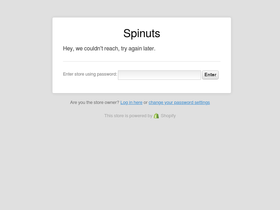 spinuts.in homepage screenshot