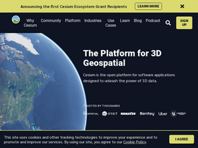 'cesium.com' screenshot