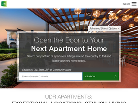 'udr.com' screenshot
