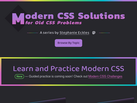 'moderncss.dev' screenshot