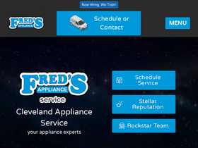 'fredsappliance.com' screenshot