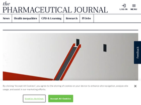 'pharmaceutical-journal.com' screenshot