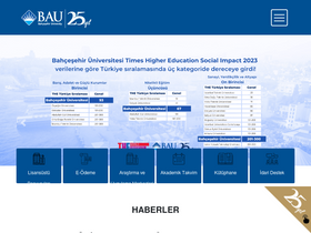 'bahcesehir.edu.tr' screenshot