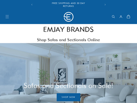 emjaybrands.com homepage screenshot
