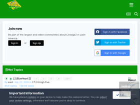 'l2jbrasil.com' screenshot