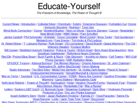 'educate-yourself.org' screenshot