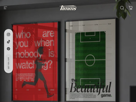 timms-store.com homepage screenshot